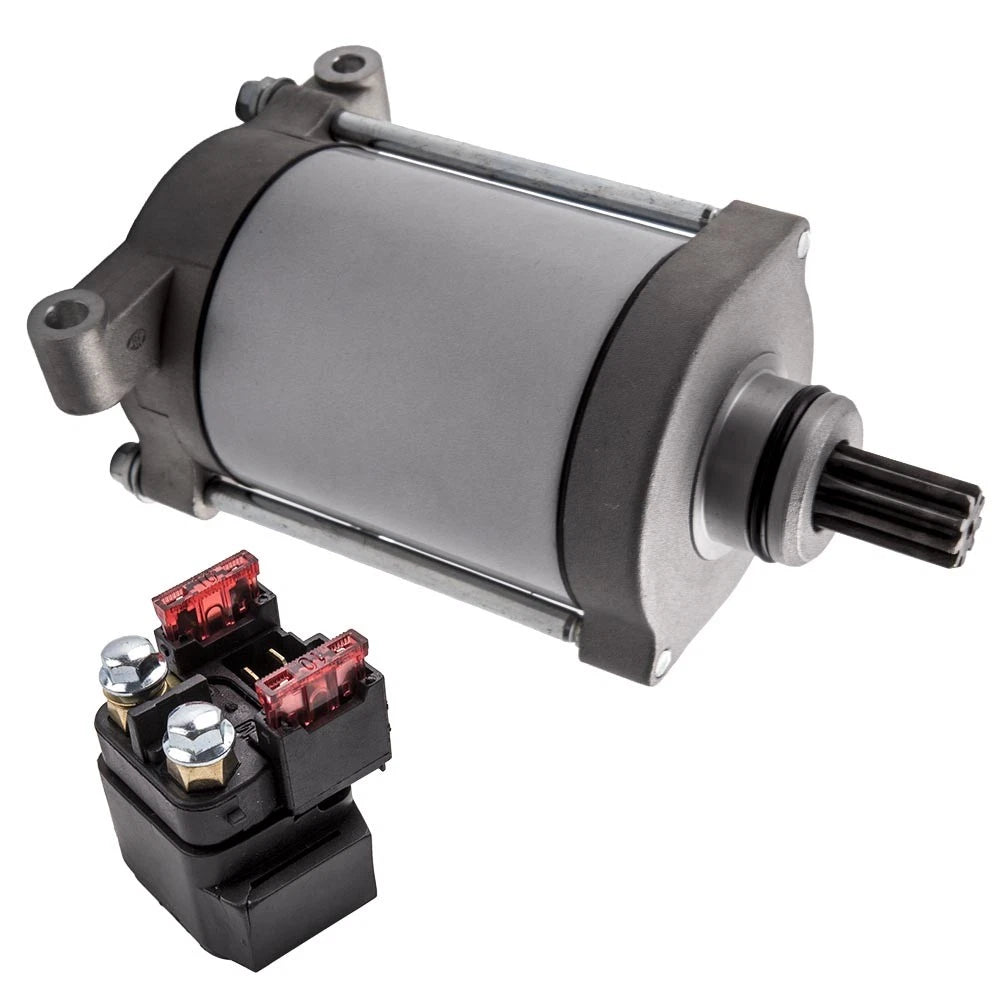 Starter Motor & Relay Solenoid for Yamaha Kodiak 400 (2000–2006)