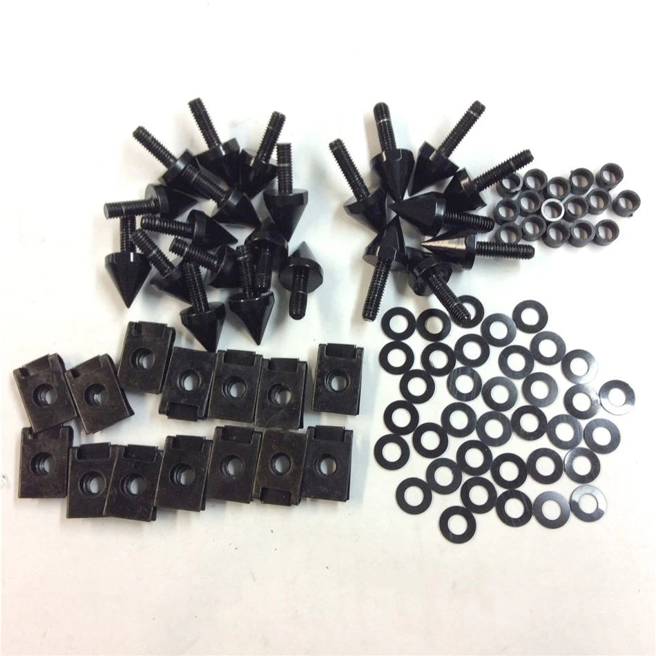 Spike Fairing Bolts for Yamaha YZF R1 (2000–2001) - Black