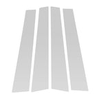 4 Pcs Door Pillar Window Trim for Lexus GS (2012-2019) Silver Tone