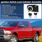 Ignition Lock Switch Assembly for Dodge Ram 1500 2500 3500 (1997–2020) 5003845AA