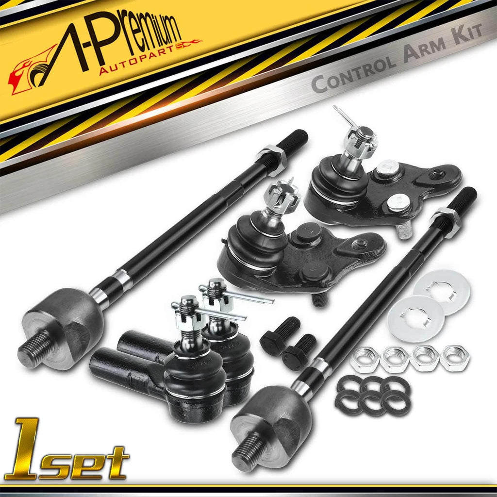 Inner & Outer Ball Joint Tie Rod End for Geo Prizm Toyota Corolla (1990-2002)