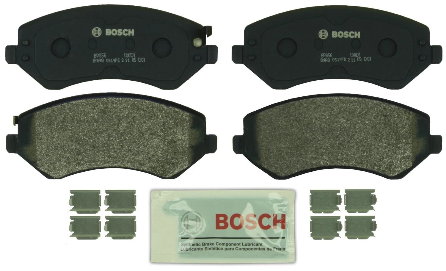 Bosch QuietCast Brake Pads with Hardware for
