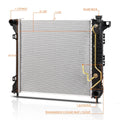 Full Aluminum Core Radiator for Dodge Dakota/Durango (1997–2000) DPI-1905