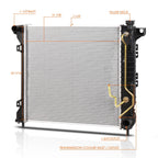 Full Aluminum Core Radiator for Dodge Dakota/Durango (1997–2000) DPI-1905