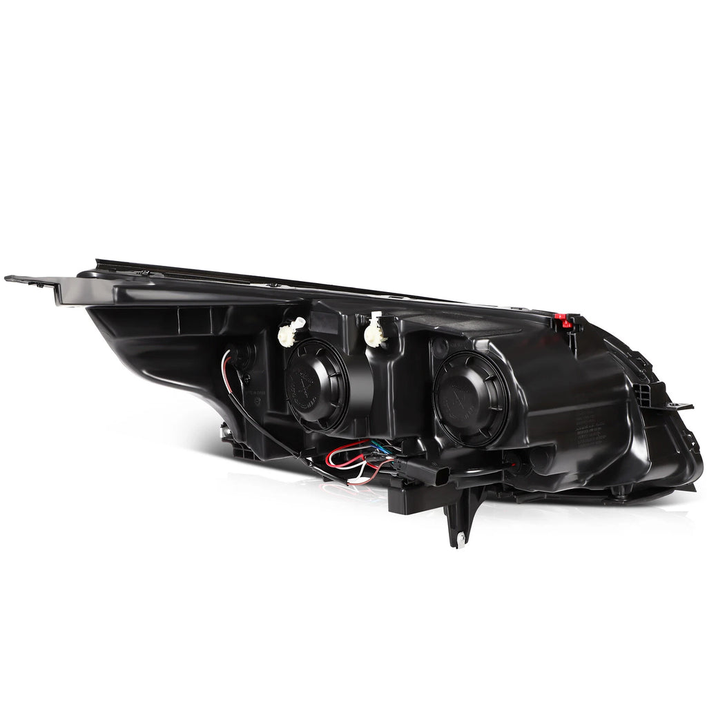 Headlight Assembly for Chevy Malibu (2013–2015) Black Housing Clear Lens Pair