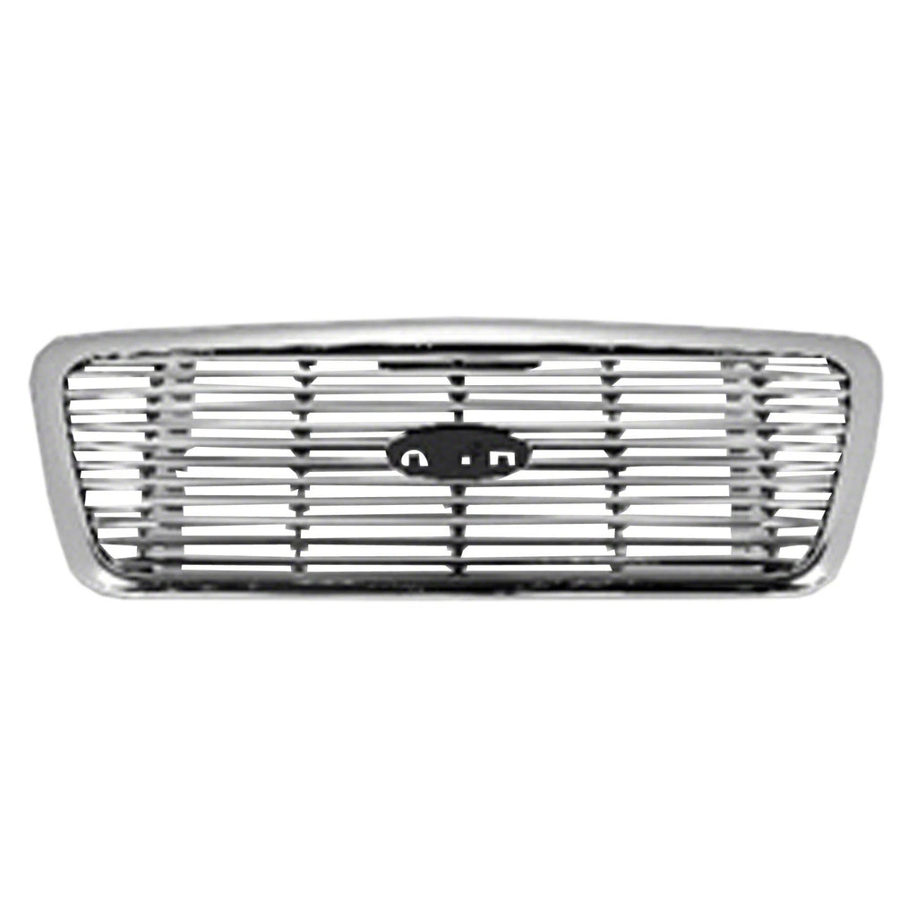 Replacement Chrome Plastic Front Grille (See compatibility Chart)