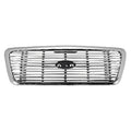 Replacement Chrome Plastic Front Grille (See compatibility Chart)