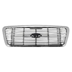 Replacement Chrome Plastic Front Grille (See compatibility Chart)