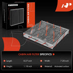 2 Engine & Activated Carbon Cabin Air Filters for Subaru Impreza (2002-2007)