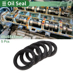 Set of 5 Oil Seals NBR Rubber 48x65x8mm for Various Models 