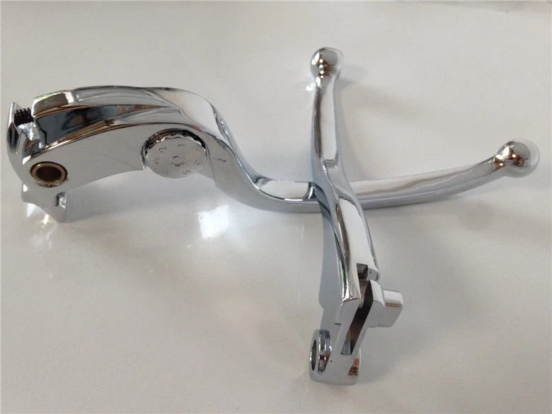 Chrome Brake Clutch Lever for Kawasaki ZX6R ZX10R Z750R Z1000 (2000–2023)