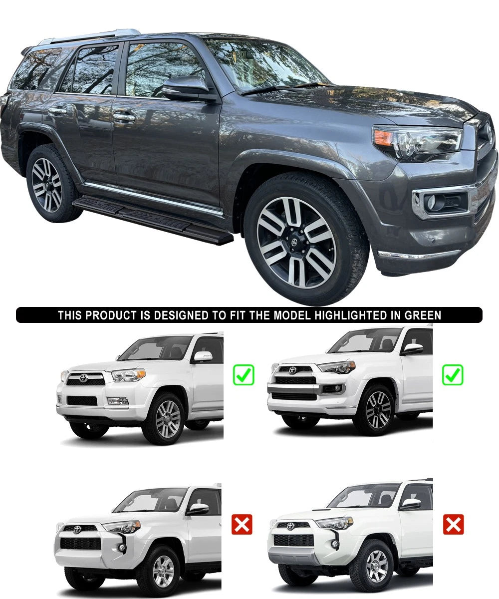 Running Boards for Toyota 4Runner (2010-2024) - Black OE Style