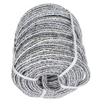 Braided Rope 5/8" x 200' for Heavy-Duty Use (Black & White)