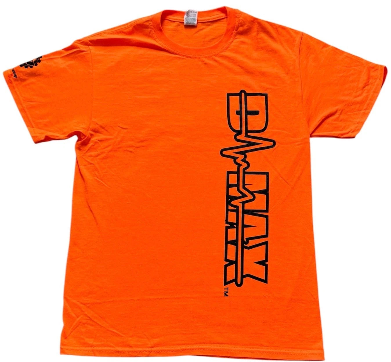 DMAX Diesel T-Shirt for DMAX (2010–2023) - Orange, Black Logo, Medium
