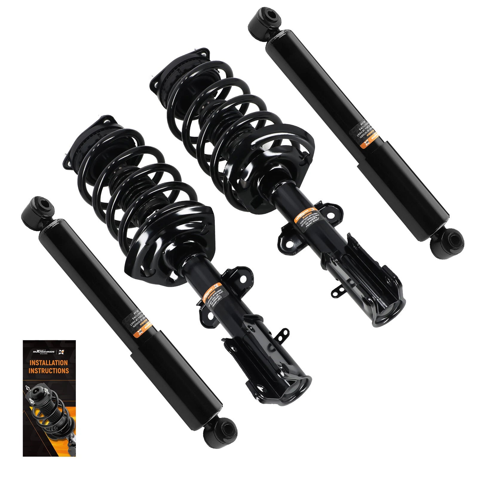 Front & Rear Shock Strut Absorber for Dodge Grand Caravan, Town & Country (2011–2018)