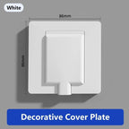 Blank Cover Plate for Concealed Wall Socket (86x86mm)