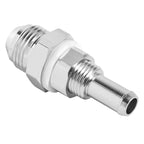 8AN Male Flare Bulkhead to 3/8" Hose Barb Fuel Tank Fitting Adaptor Kit