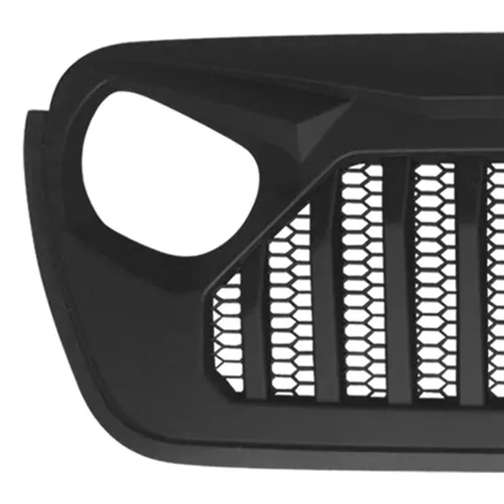 Front Vader Grille for Jeep Wrangler JL (2018–2023) Matte Black