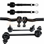 Set of 6 Steering Tie Rods and Sway Bars for Ford Fusion (2006–2009)