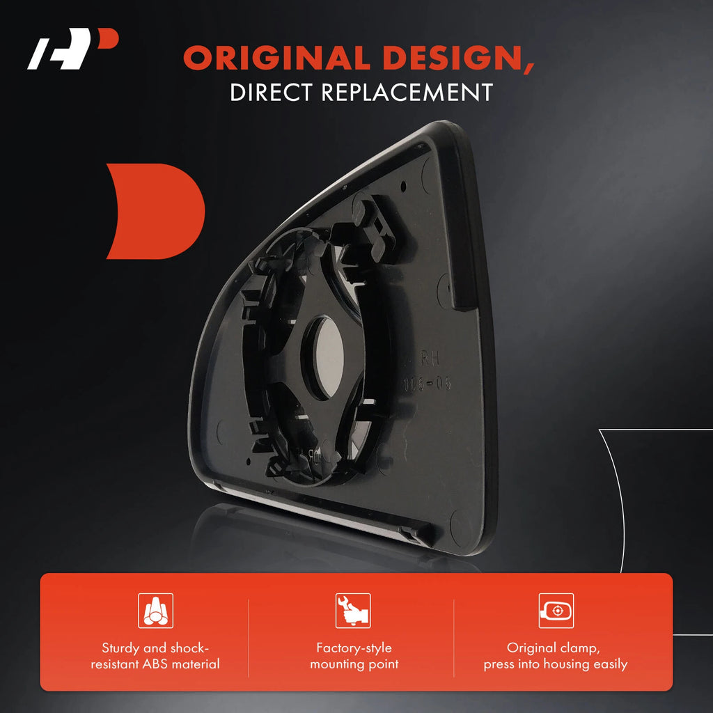 Passenger Manual Mirror Glass for Chevy Cobalt, Pontiac G5 (2005–2010)