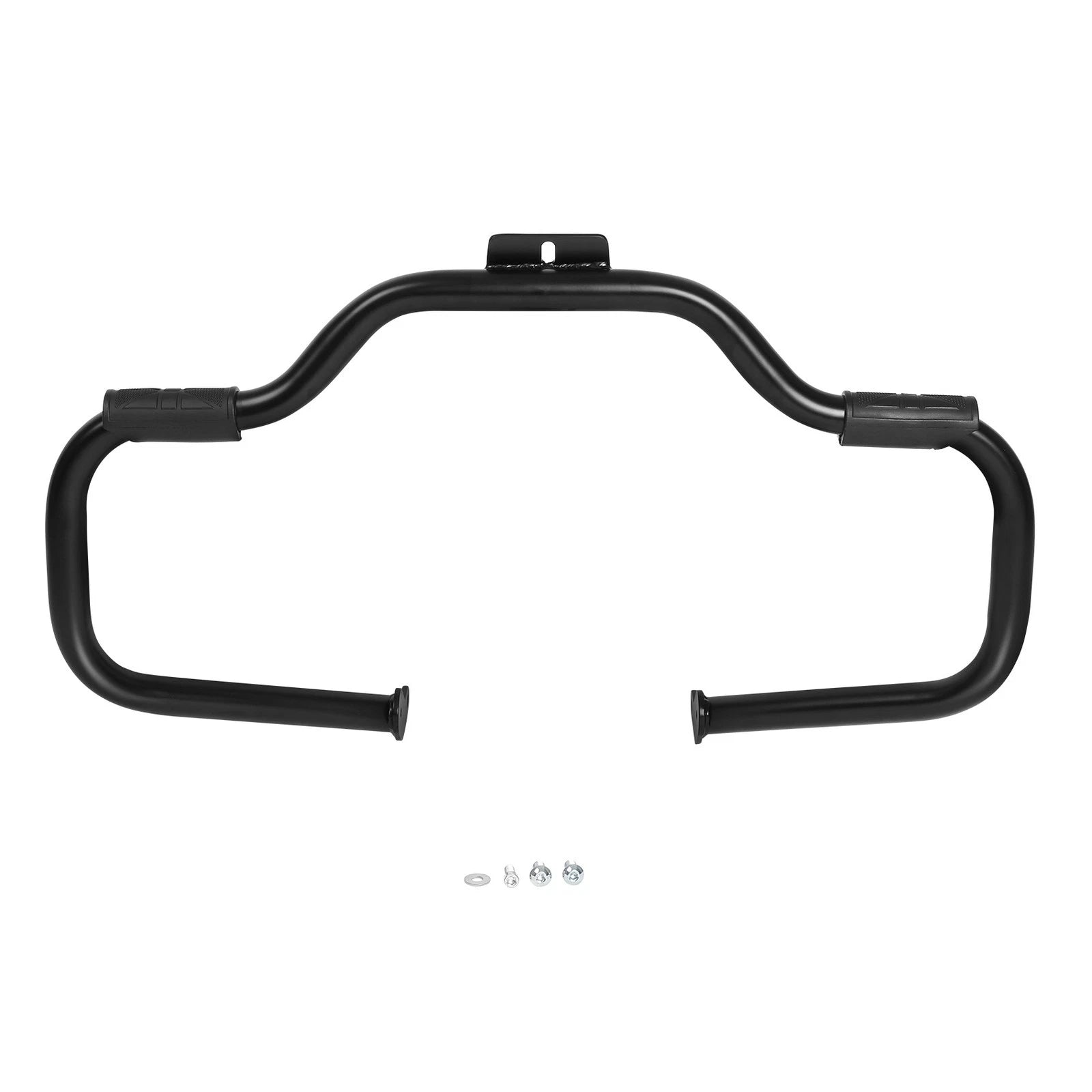 Matte Black Engine Guard Footpegs Mount for Harley Softail (2000–2017)