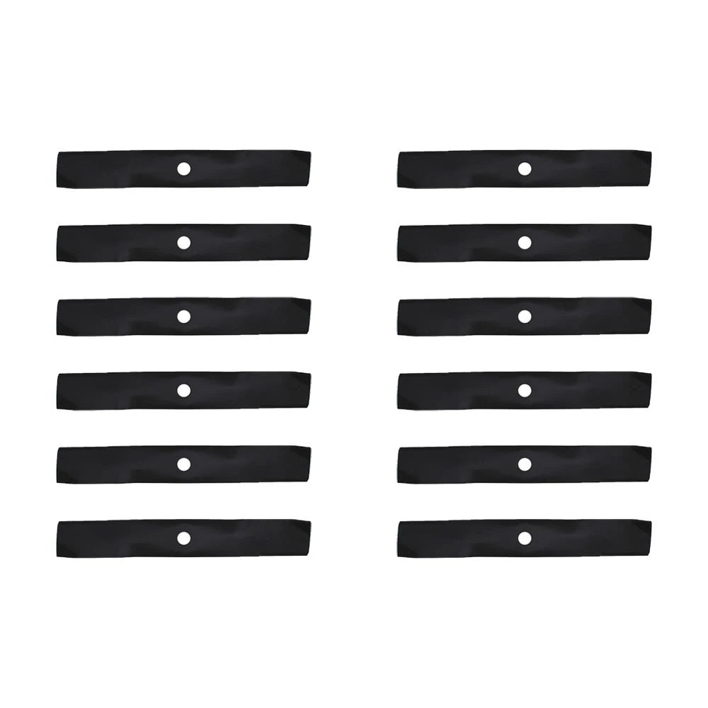12 Lawn Mower Blades 48" Cut for John Deere (M115328, M114581)