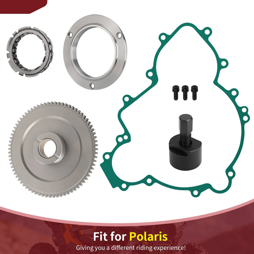 Starter Clutch Idler Gear Kit for Polaris RZR Turbo R 64 4 Sport Ultimate (2022)