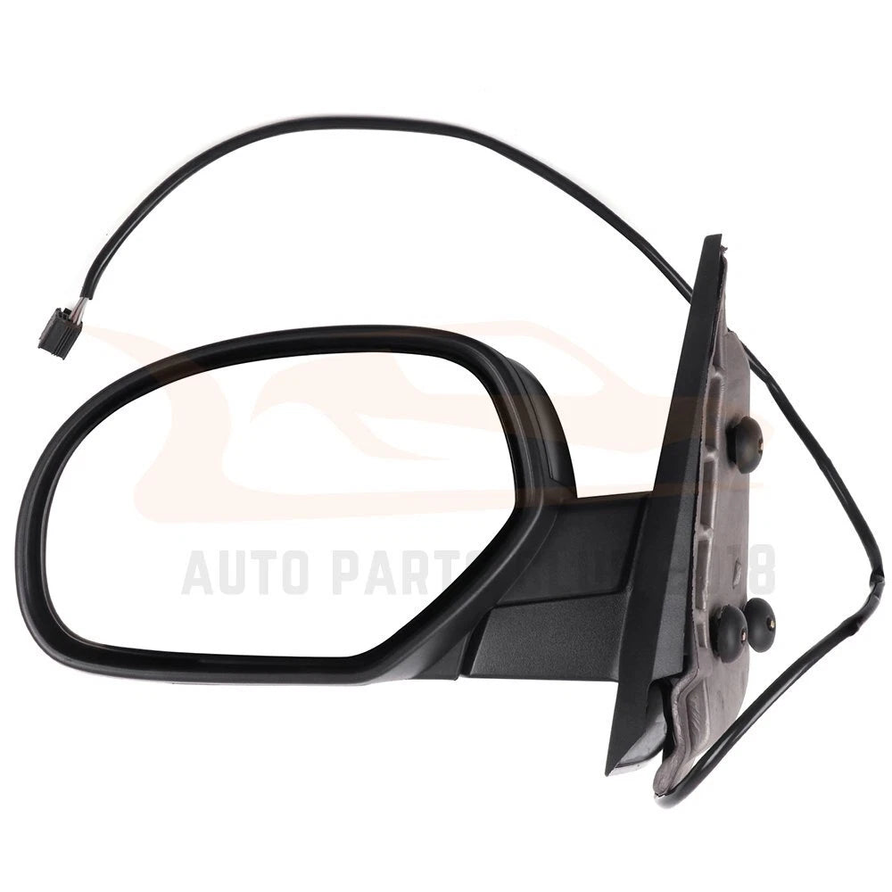 Pair Power Heated Black Mirrors for Silverado Sierra 1500 2500 3500 (2007–2013)