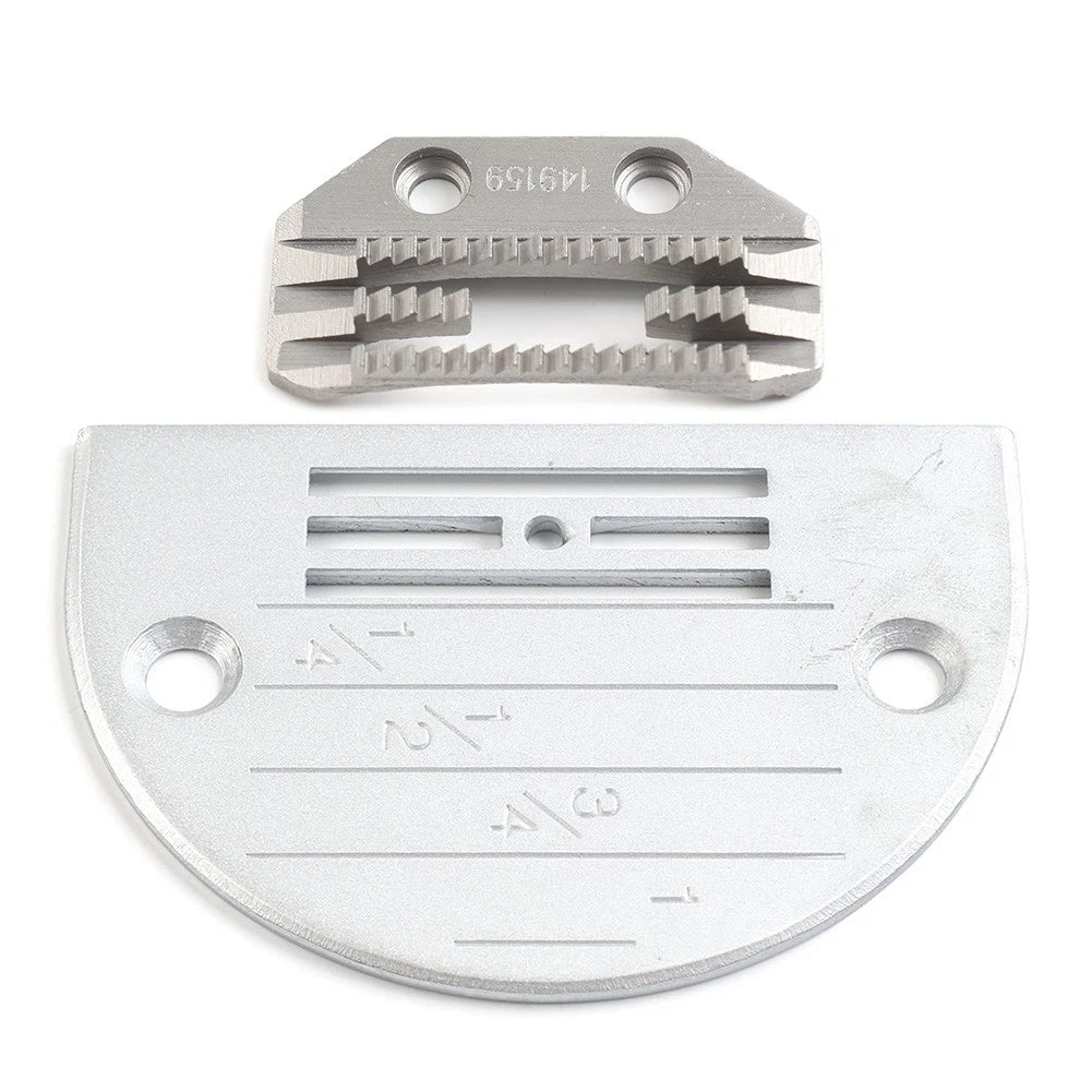 Set of 2 Feed Dog & Plate for Juki Brother Singer Sewing Machines