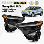 Full LED Projector Headlights Set for Chevy Bolt EUV (2022–2023)