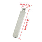 10pcs Metal Uncut Insert Blank Blade Key for Honda Accord 