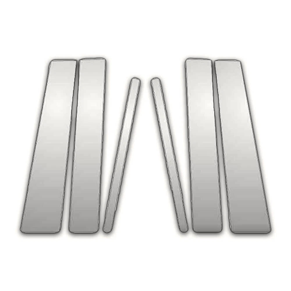 Chrome Pillar Post Covers 6 Pc for Nissan Maxima (2000–2003)