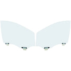 Set of 2 Front Door Glasses for Ford Escape