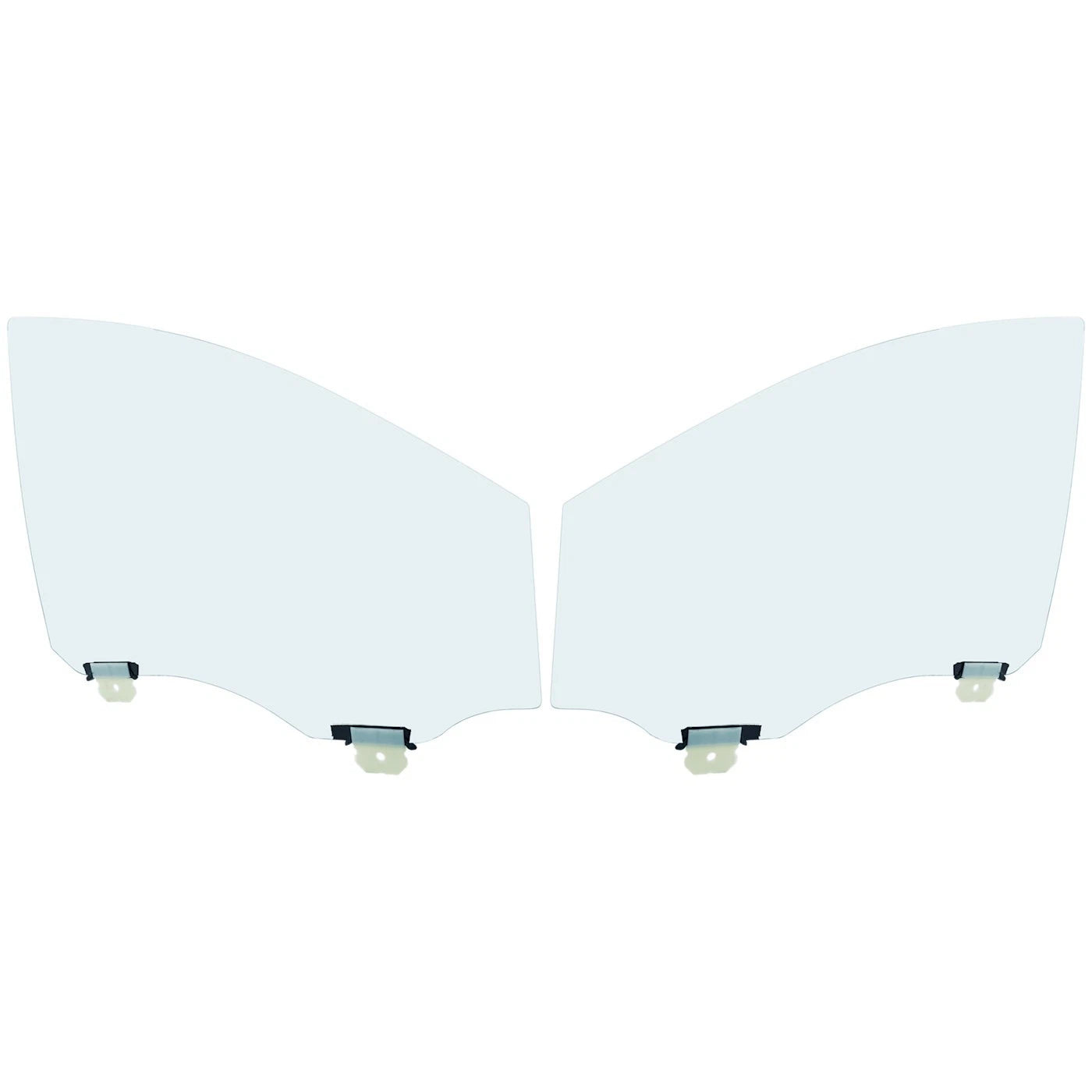 Set of 2 Front Door Glasses for Ford Escape