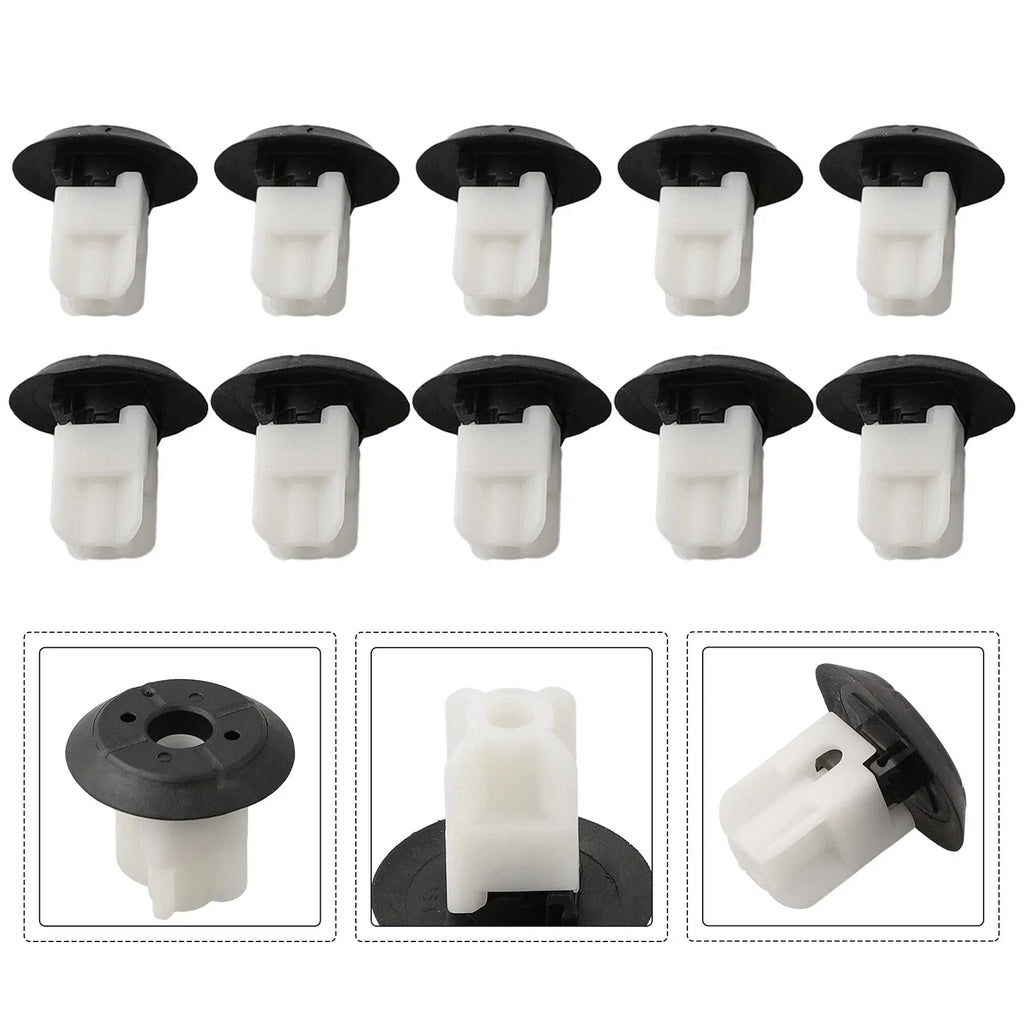 Plastic Auto Fastener Clip Pack of 10 for Cars