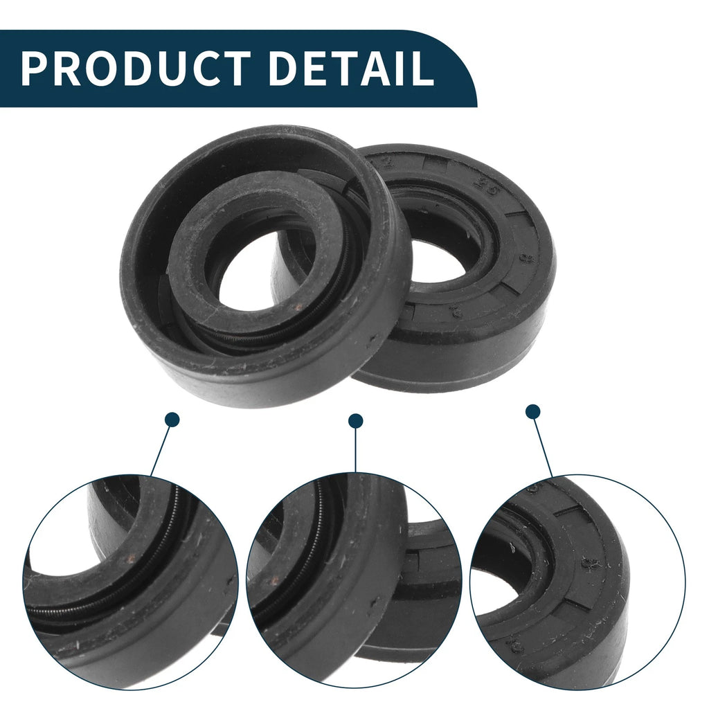Set of 5 Oil Seal Rotary Shaft Seal NBR Rubber 12x25x8mm