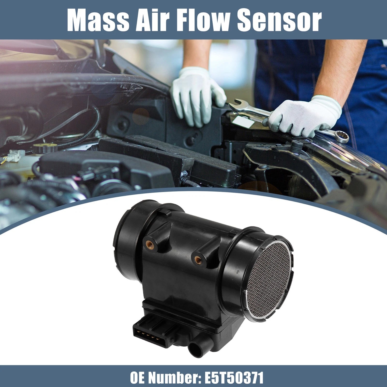 Mass Air Flow Sensor E5T50371 for Mazda B2200 (1986–1993)