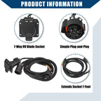 7-Pin Trailer Wiring Harness Connector for Chevy Dodge Ram
