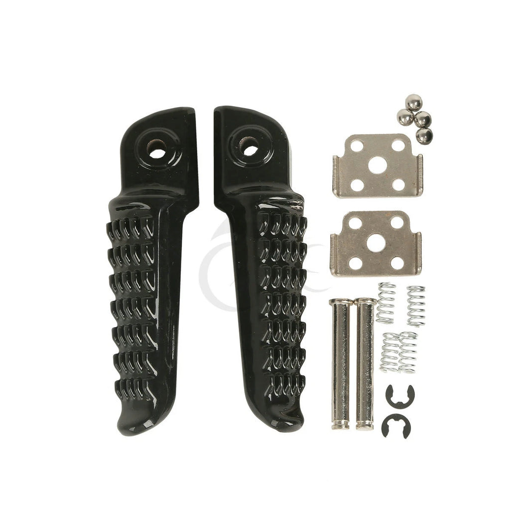 Aluminum Rear Passenger Footrests Foot Pegs for Kawasaki ZX6R ZX9R ZX10R ZX12R (2000–2023)