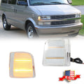 2X Clear Amber LED Side Corner Lights for Chevrolet Astro GMC Safari (1995–2005)