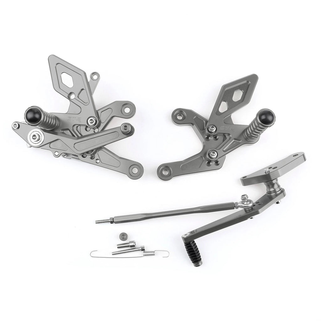 Adjustable Rearsets Foot Rest Pegs for Honda CBR500R CB500F (2016–2017) TI #3