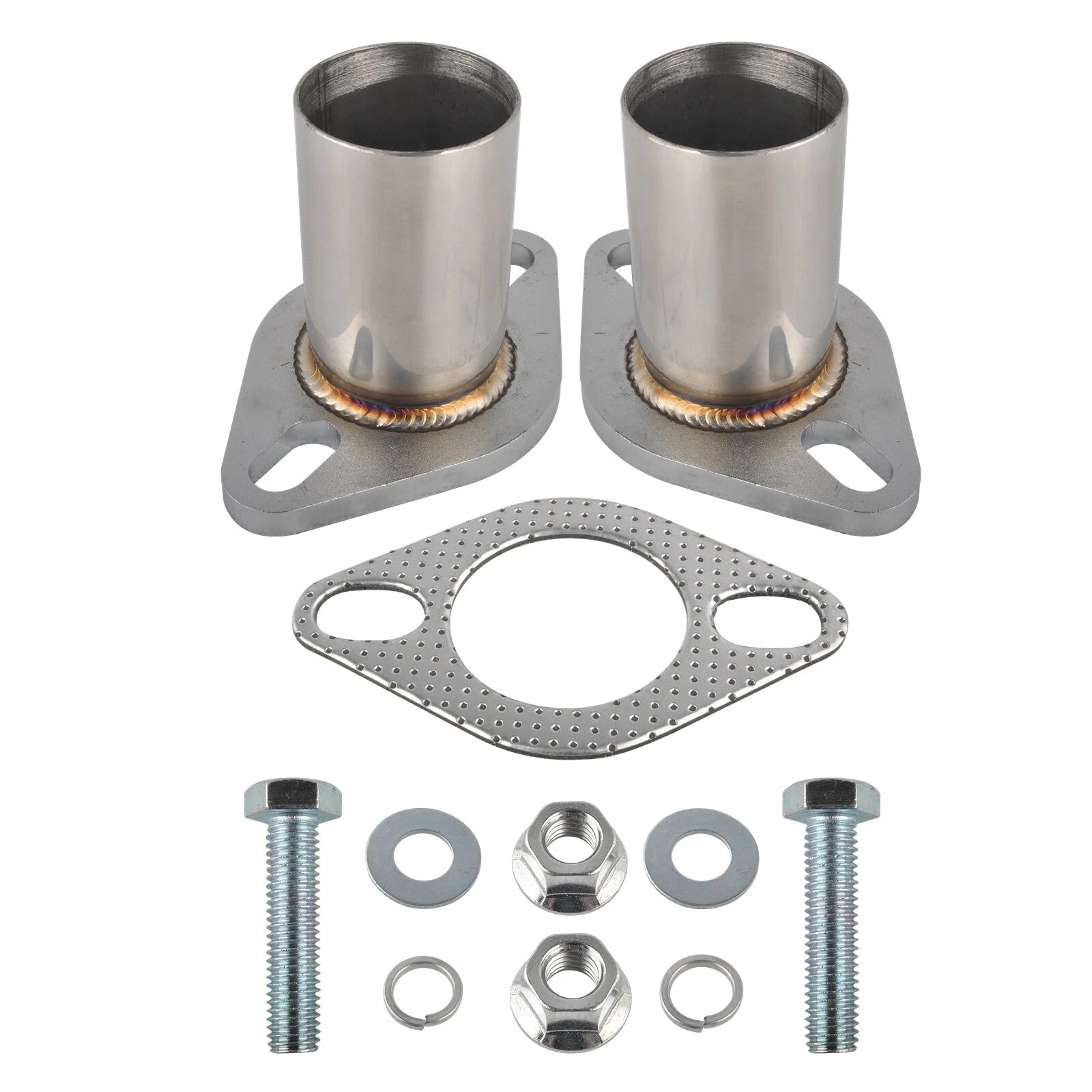 Exhaust Spring Bolt Flange Repair Pipe Kit for (1.75''-2.5'' ID)