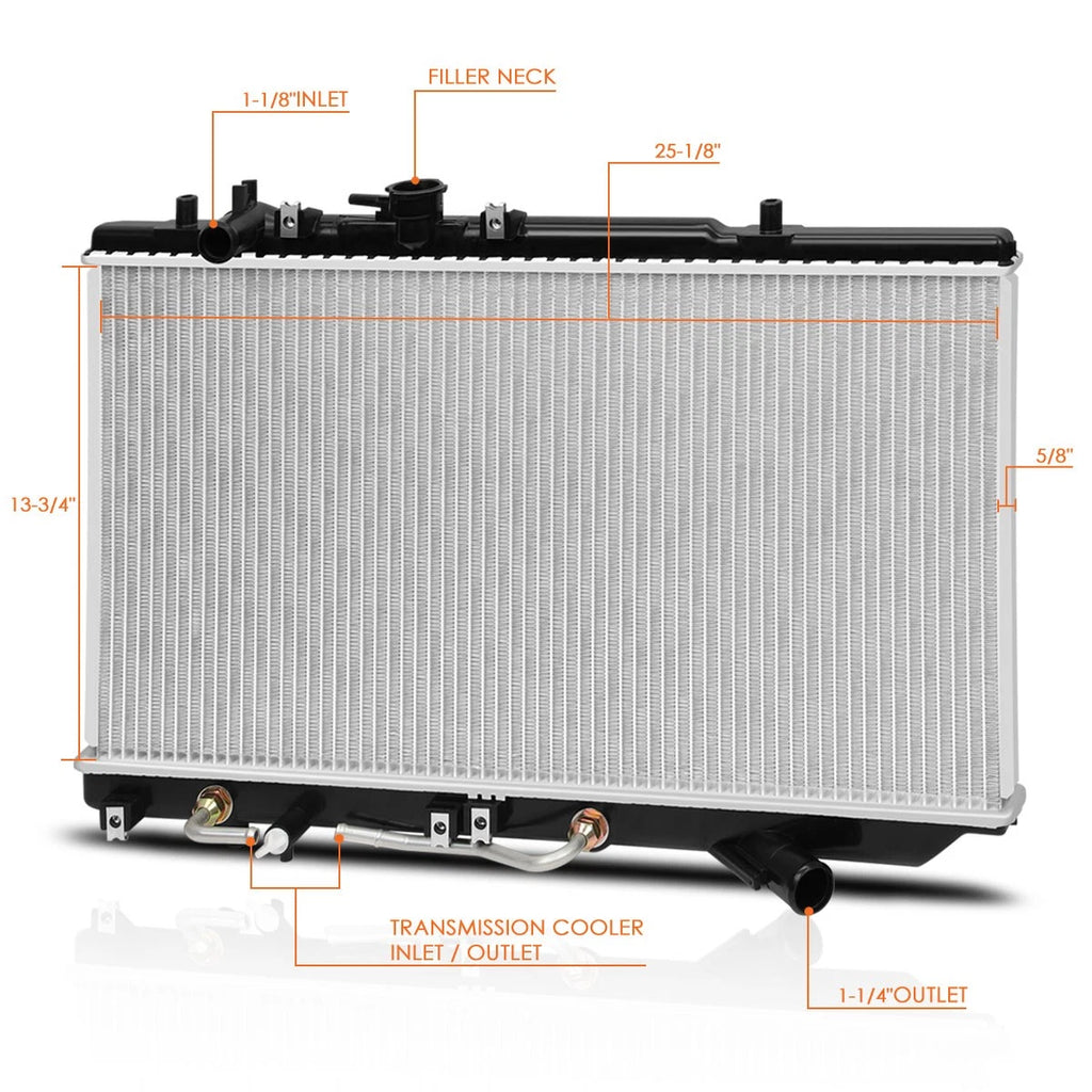 OE Style Aluminum Core Radiator for Ford Aspire (1994–1997) DPI-1626