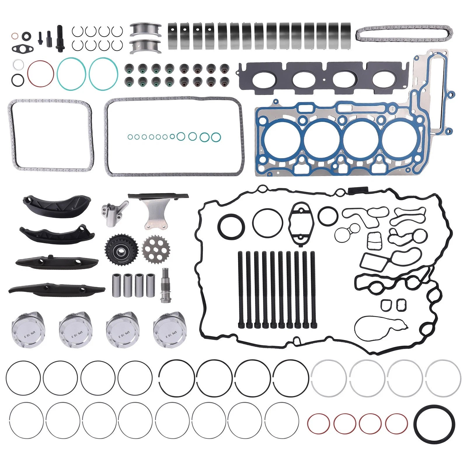 Complete B46B48 Engine Rebuild Kit w/ Pistons for BMW F20 F30 F32 G01 (2012–2021)