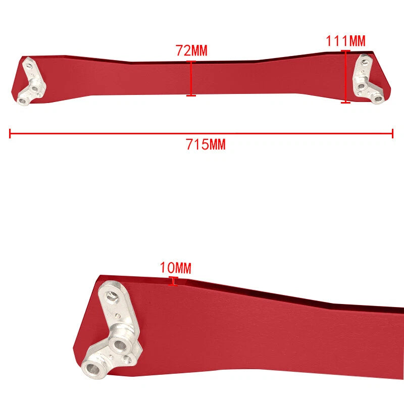 Rear Lower Tie Subframe Brace Bar for Honda Civic EG/Integra (1988–1995)