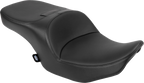 Freedom Seat for Harley-Davidson (2000–2023) - Black Vinyl/Solar Leather