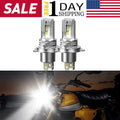 2X LED Headlight Bulbs for Motorcycle (H4)