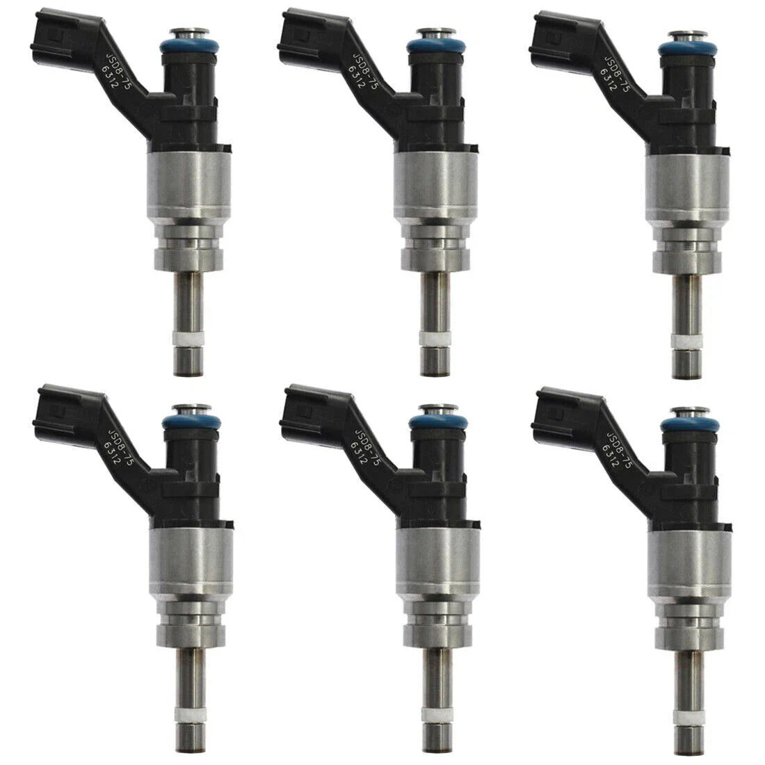 6PCS Fuel Injectors for Isuzu Axiom Rodeo 3.5L V6 (2004)