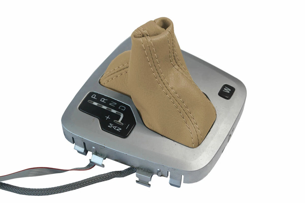 Automatic Shift Boot Cover for Volvo XC90 (2003–2014) Beige Leather