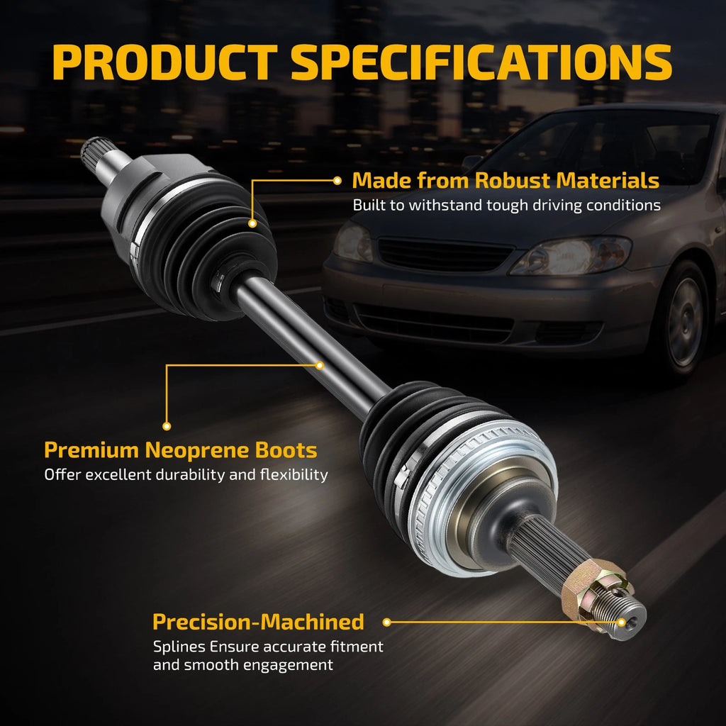 Front Left CV Axle Shaft for Toyota Celica (1990–1993) 1.6L 2.0L 2.2L